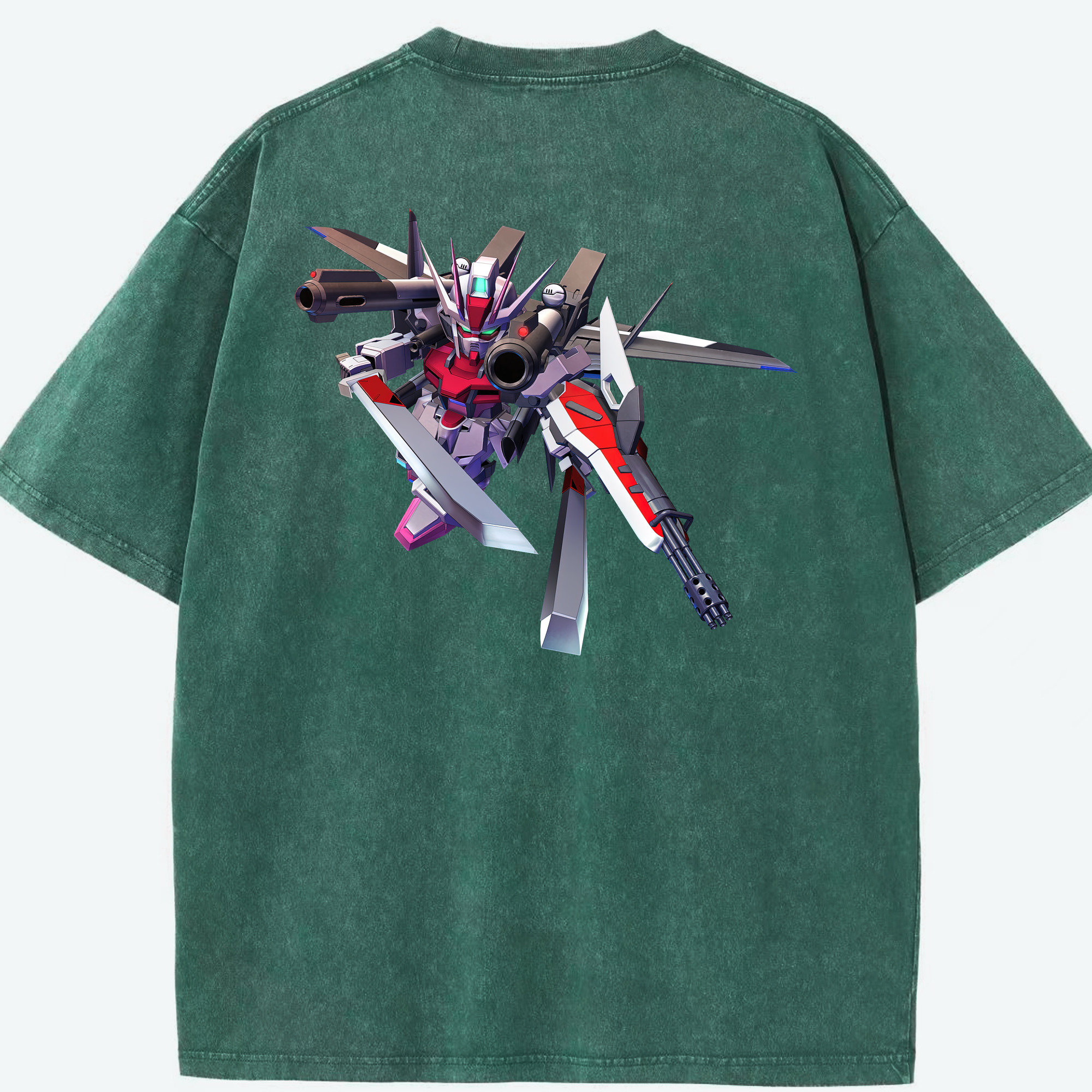 （画像用） 機動戦士ガンダム Mobile Suit Gundam 綿100% ヴィンテージ風 半袖Tシャツ（背面プリント）